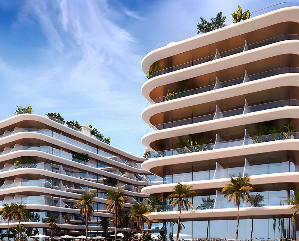 [Translate to ru:] Gianfranco Ferre Residences at Al Marjan exterior